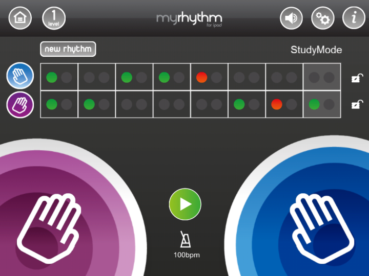 green and red dots on MyRhythm